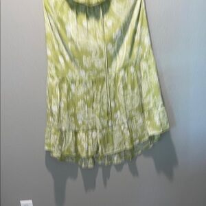 Mlle Gabrielle Light Green Floral Maxi Skirt